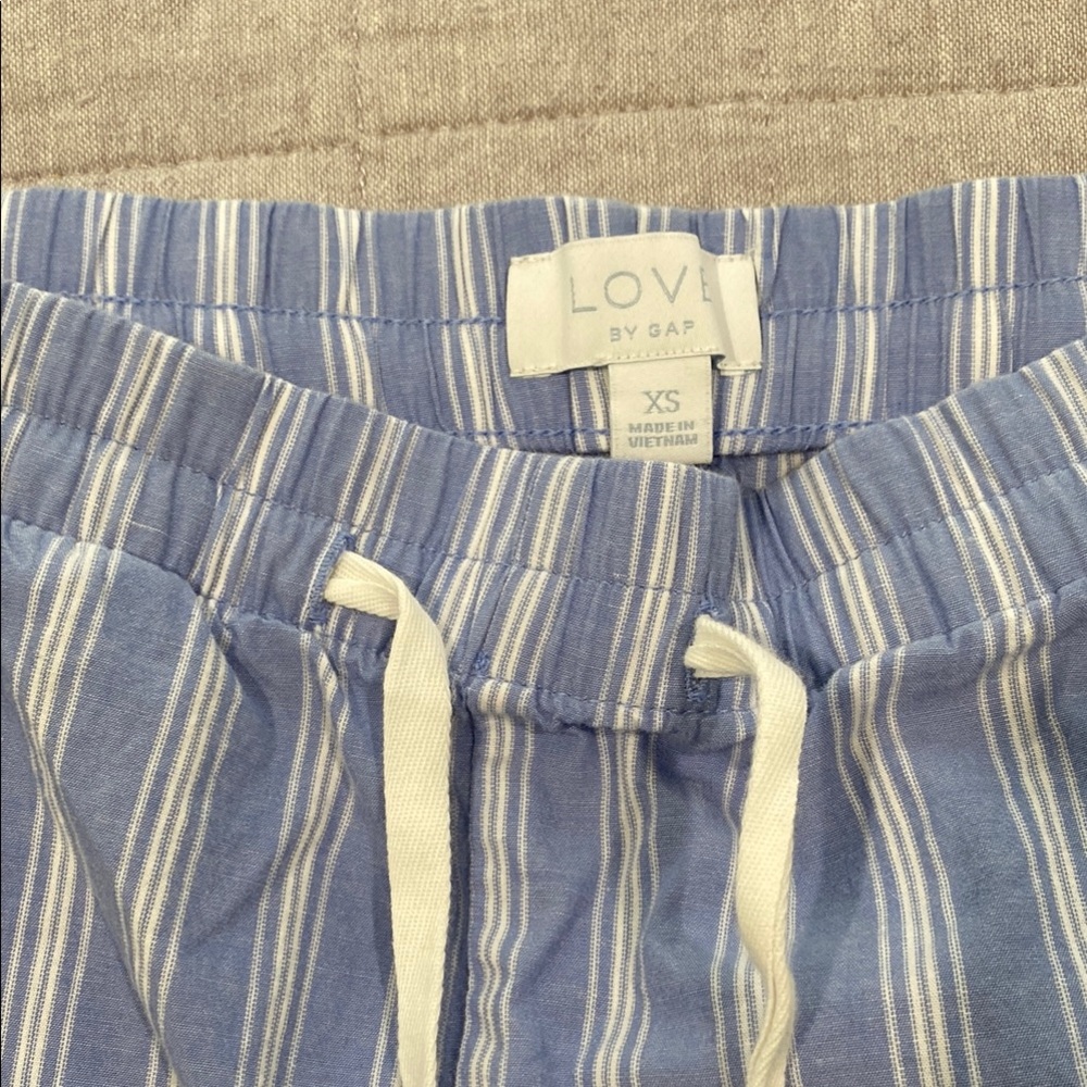 GAP Blue Striped Bottoms